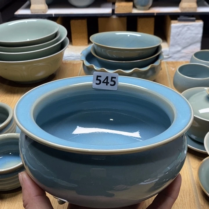 摆件瓷原矿釉原产地汝瓷