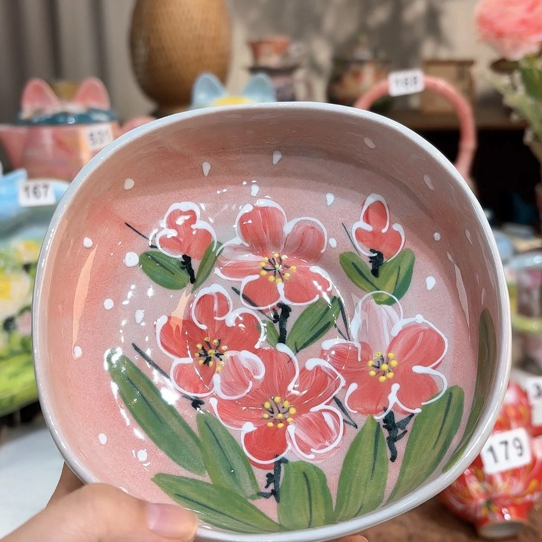 景德镇手绘高温釉下彩陶瓷茶具