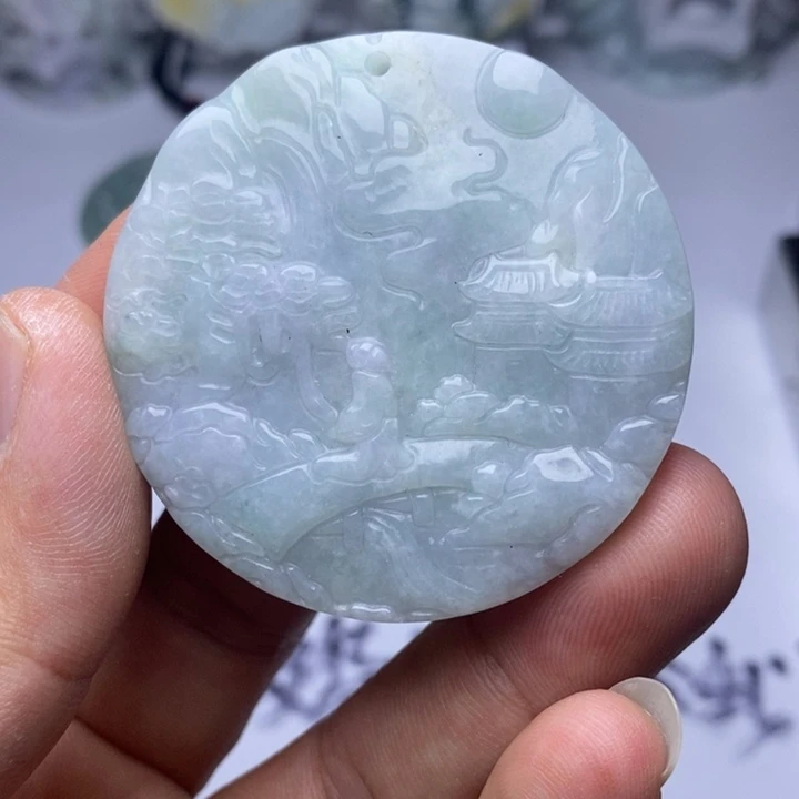 翡翠未镶嵌颈饰翡翠