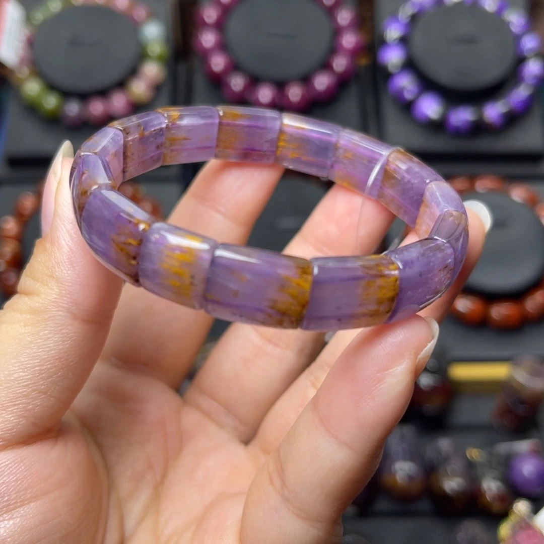 未镶嵌水晶手链极光金多多镯牌