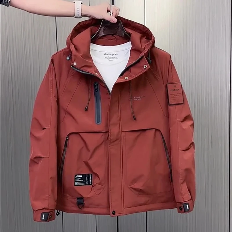 957-9329 冬季滑雪保温男士百搭时尚休闲潮流帅气短款修身棉外套