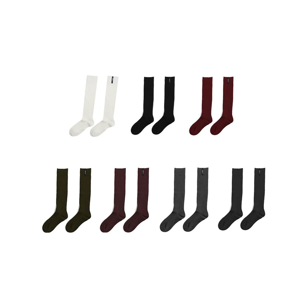 MAKE IF设计师高密双针羊毛小腿袜(季风系列)DSC买手店 CY5M33081