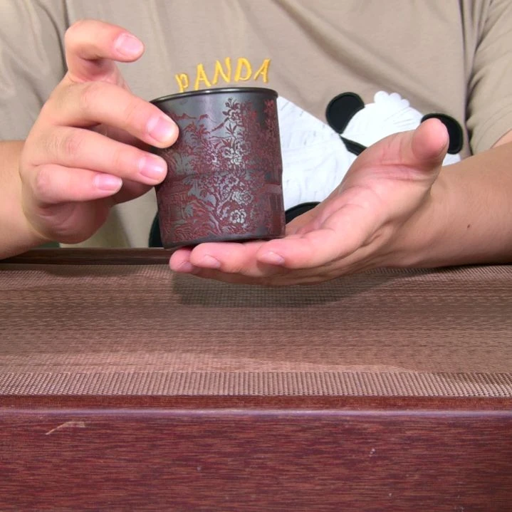 茶杯紫砂高货放漏
