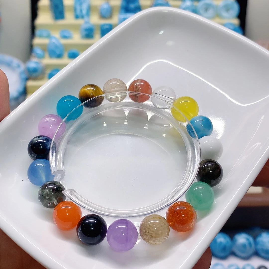 针钠钙石（海纹石）未镶嵌珠宝半成品10+