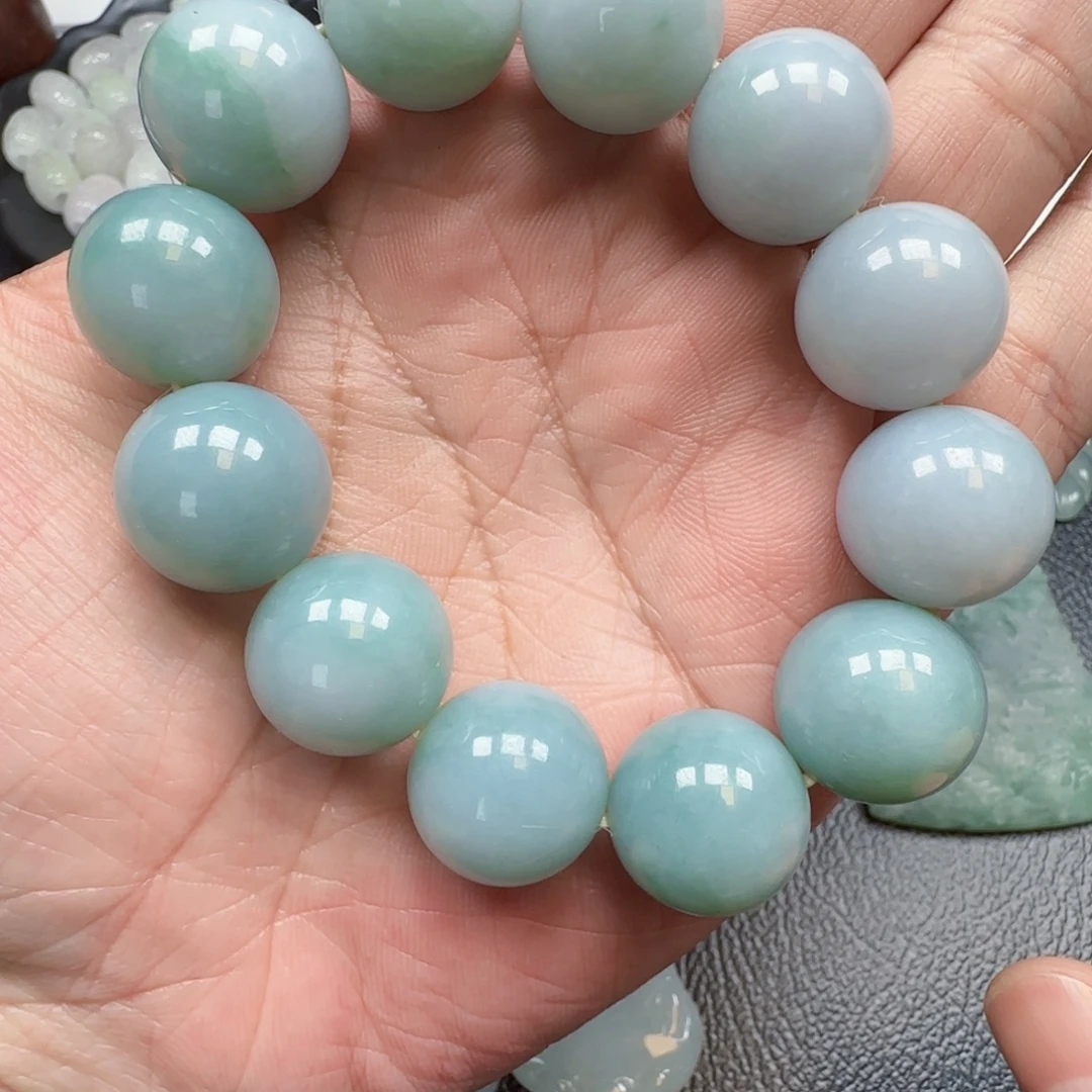 翡翠未镶嵌颈饰珠串