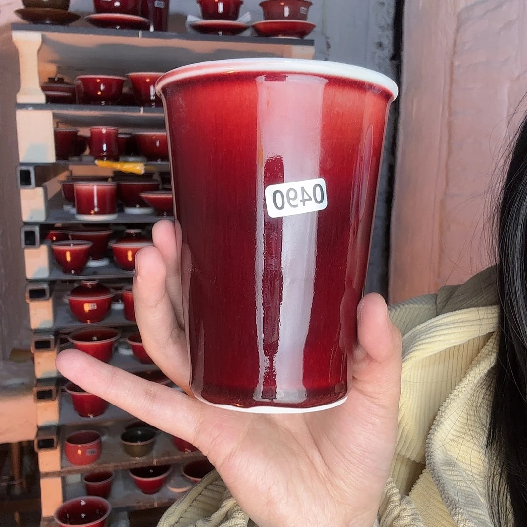 瓷片景德镇郎红陶瓷