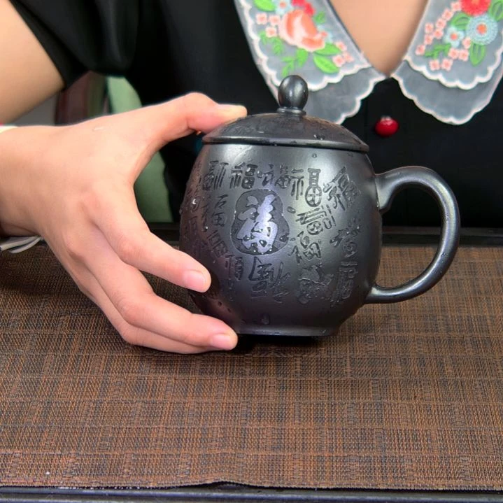 茶杯紫砂高货放漏