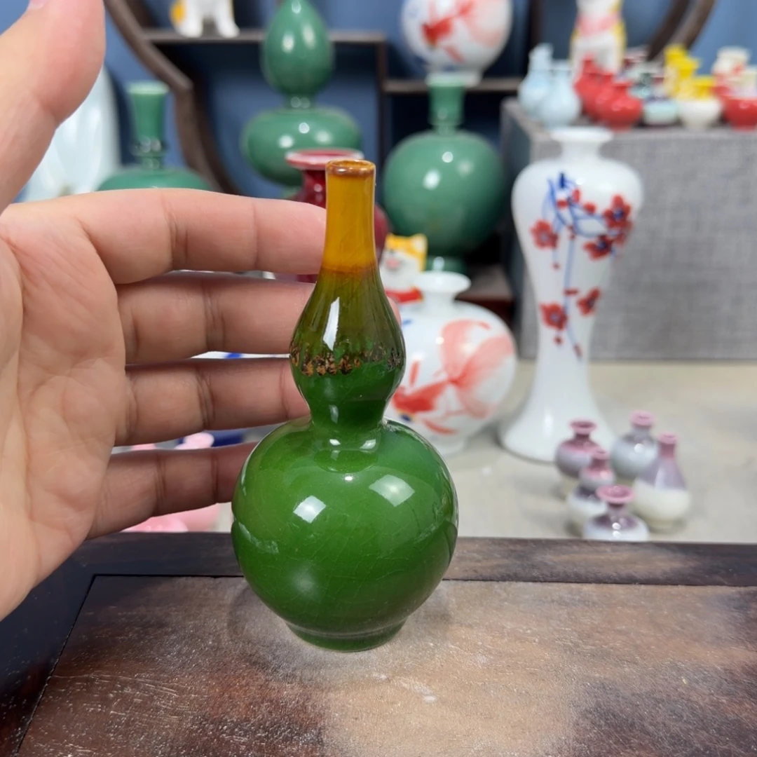 陶瓷手工小花器摆件