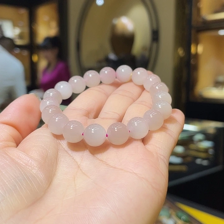 和田玉未镶嵌手串丹*10mm圆珠