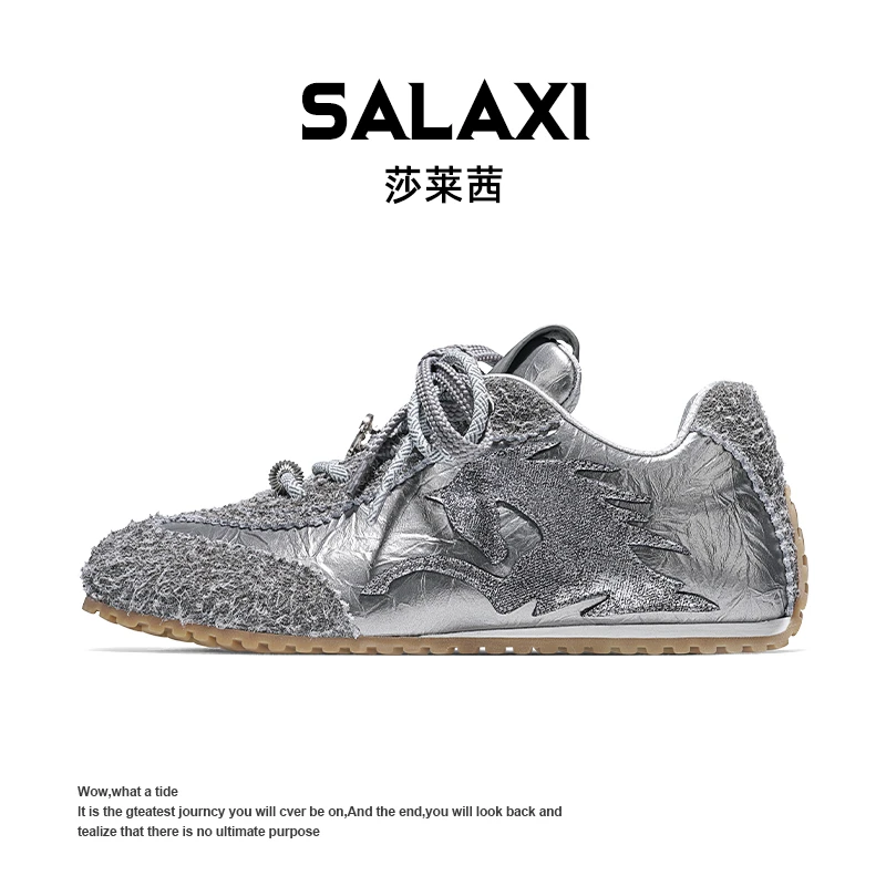 SALAXI/莎莱茜 2025冬季德训鞋男女同款轻便软底复古经典运动鞋