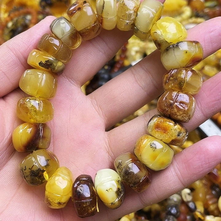 琥珀未镶嵌珠宝奇石