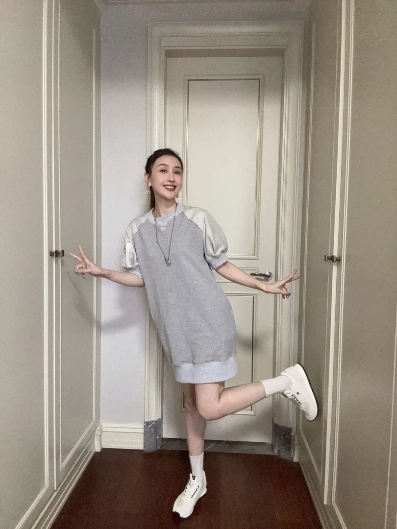 YAHY设计师款卫衣裙YH25SS014