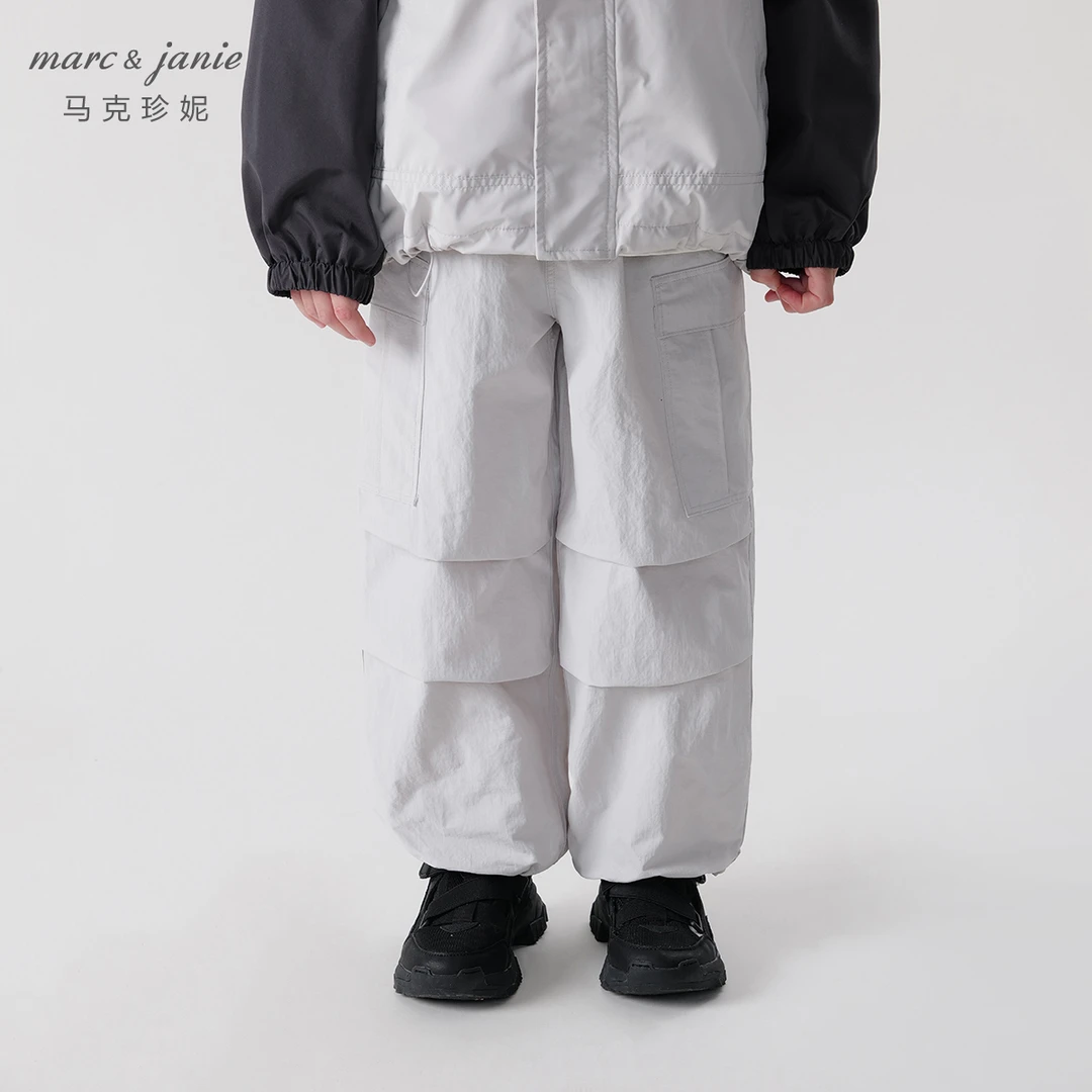 马克珍妮户外春秋装【三防】男女童山系原野大口袋工装裤240212