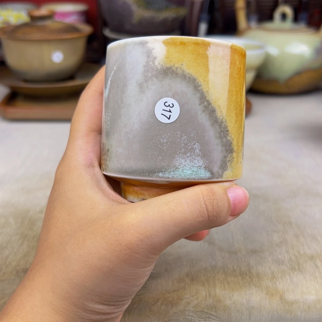 杯纯手工柴烧主人杯