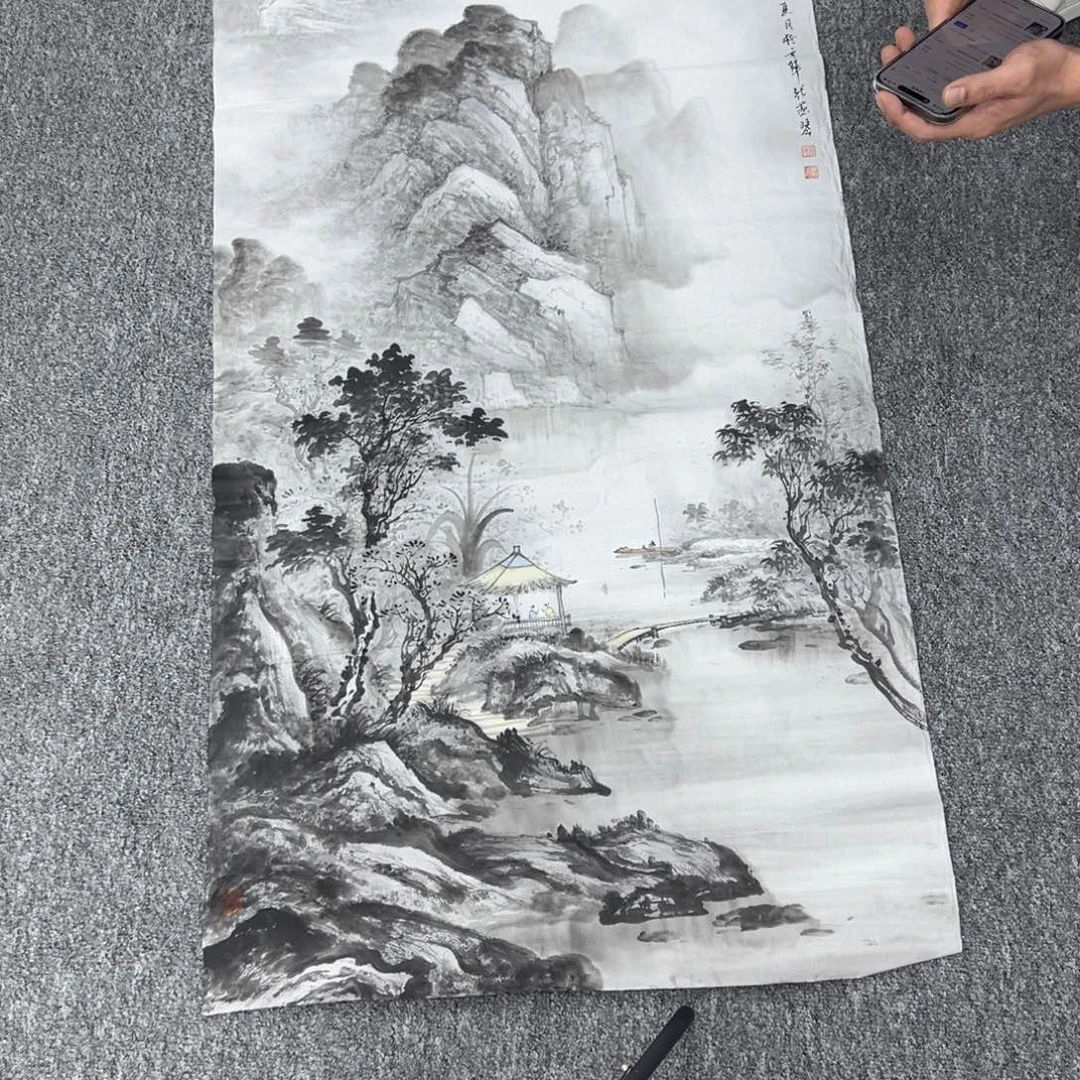 国画慕*纯手绘字画宣纸