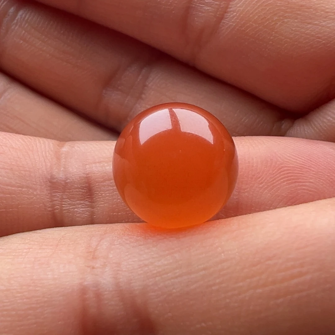 南红玛瑙圆珠13.3未镶嵌留****声