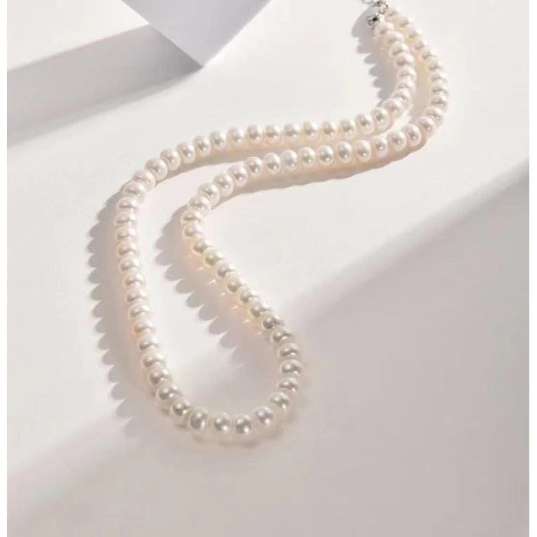 【纯净之雪】4-5mm天然珍珠项链淡水无核百搭气质轻奢简约  XL41466