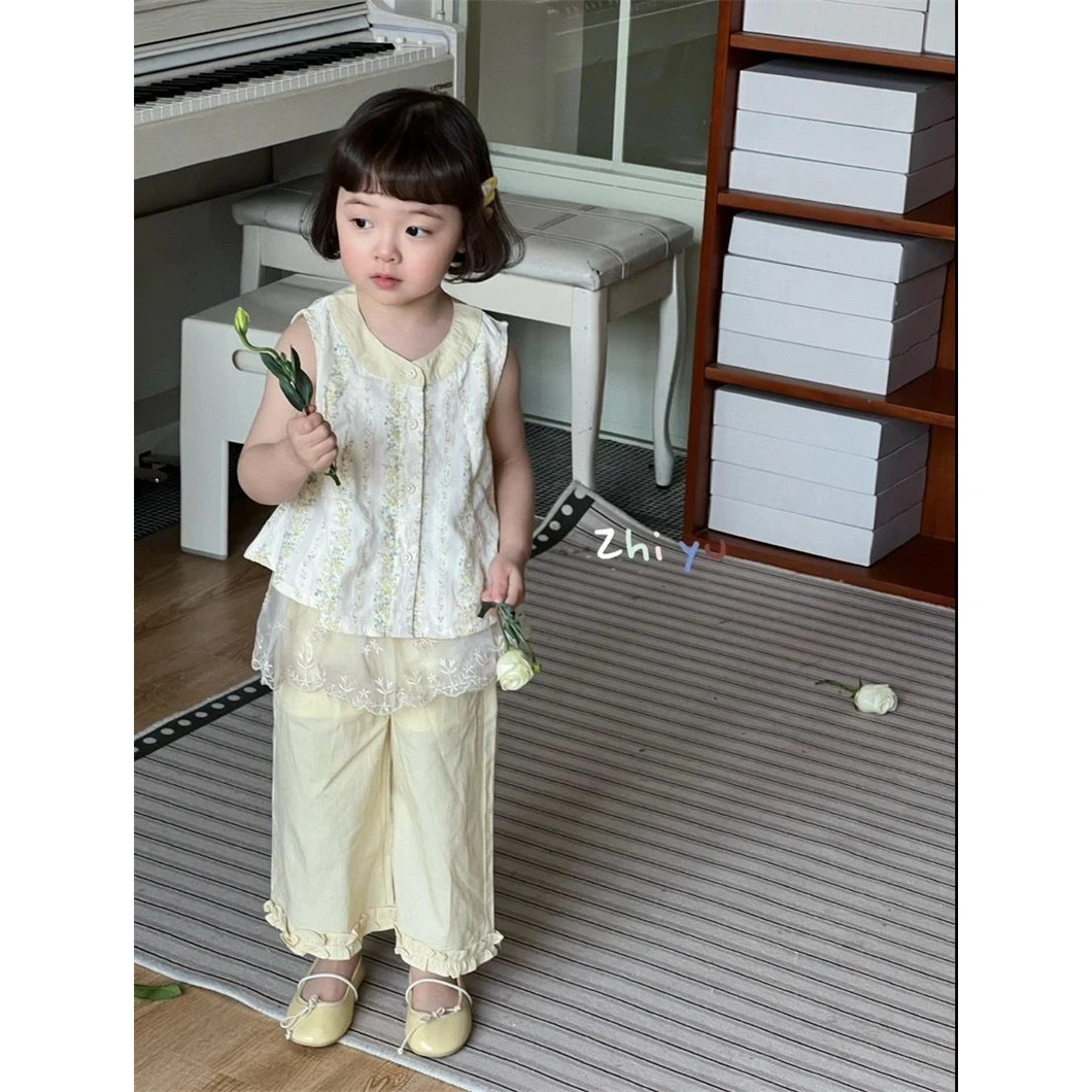 只语·25夏~软糯阔腿裤ZY68101 黄色