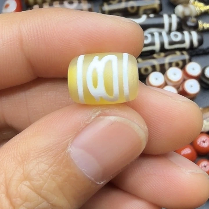 玛瑙/玉髓散珠财神天珠 10