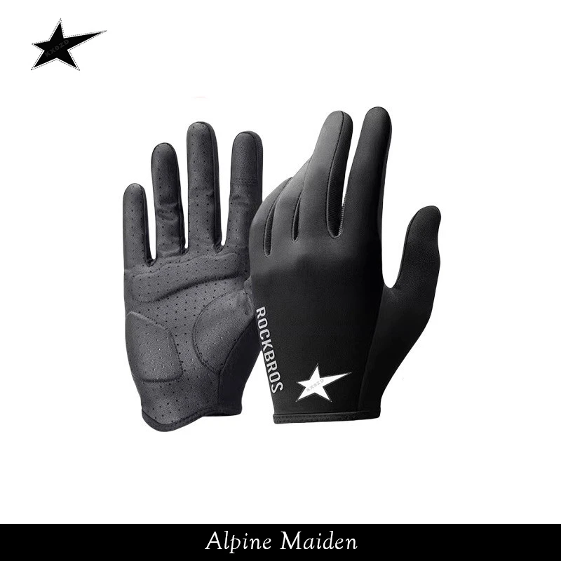 正品现货A星Alpine Maiden骑行手套全指自行车春秋季男女透气手套