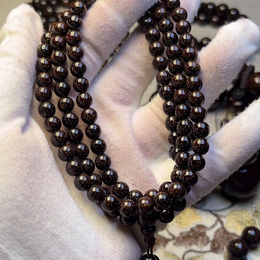 檀香紫檀（小叶紫檀）0.6 108颗满天星