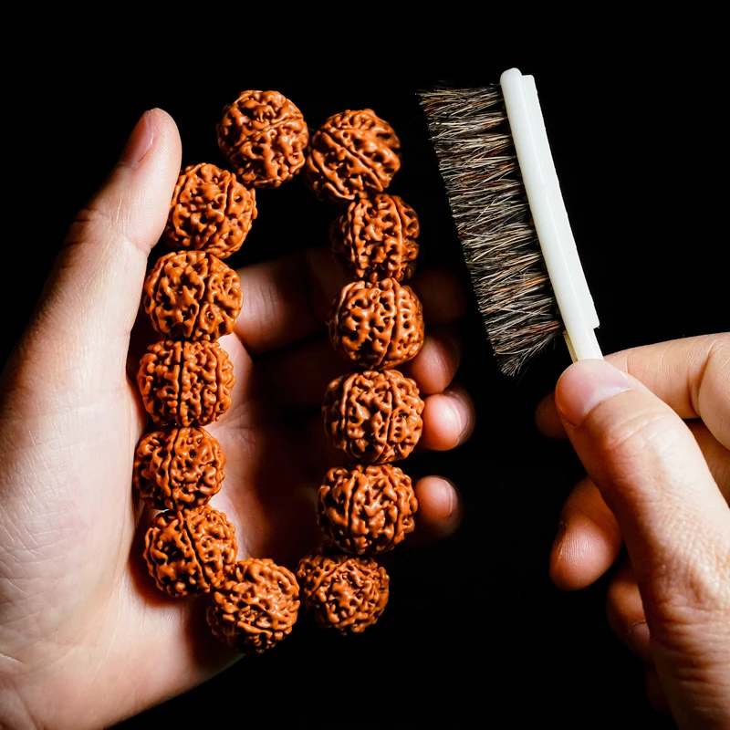 非金属木质手链 吸汗高密手串男五瓣爆肉梅花女手链时尚饰品