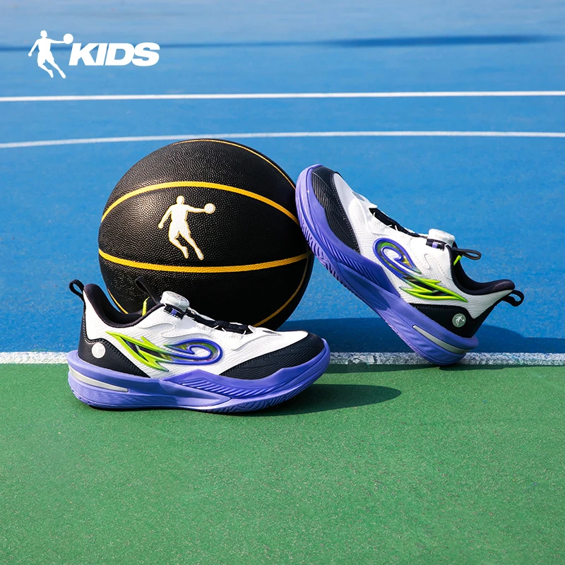 乔丹儿童篮球鞋男童2025秋冬中大童青年学生防滑耐磨运动球鞋