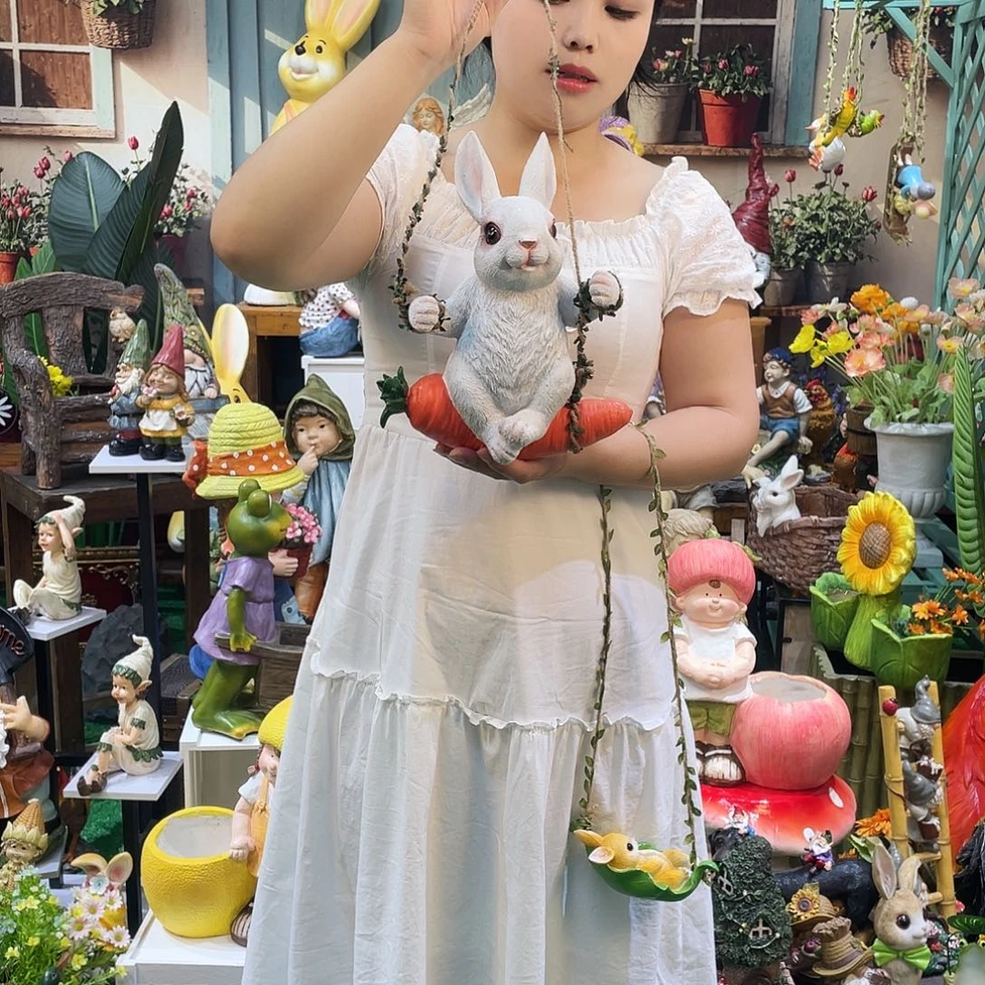 摆件花园摆件红红火火
