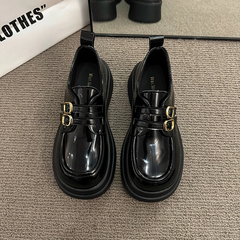 【TQ】小皮鞋女款英伦风2025新款春季jk配裙子乐福鞋百搭厚底女鞋子