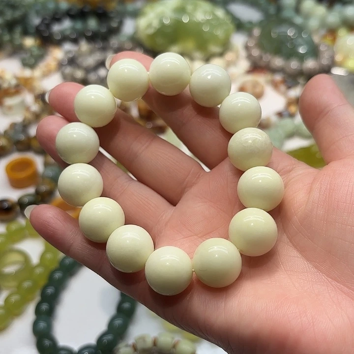 蛇纹石玉未镶嵌手串