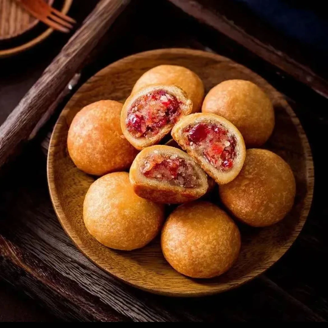 云南特产滇式宣威火腿小饼传统手工经典月饼