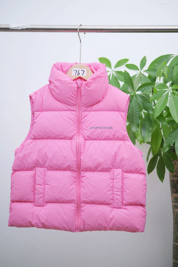 爱家 女童羽绒马甲立领51643