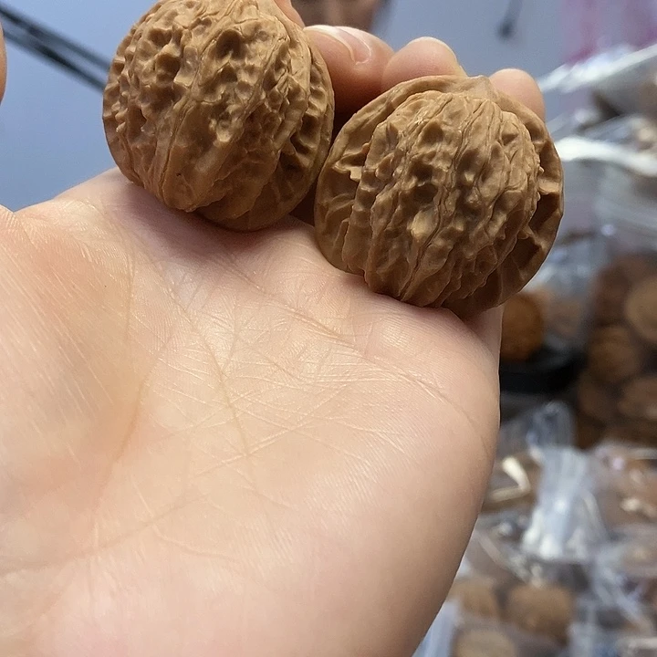 把件文玩核桃36黄杆