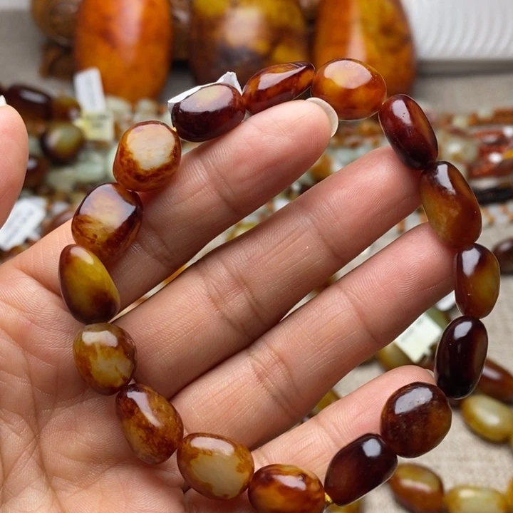 和田玉未镶嵌手链