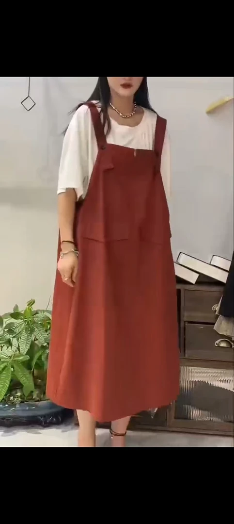 2025夏季时尚减龄宽松大版两件套牛仔裙