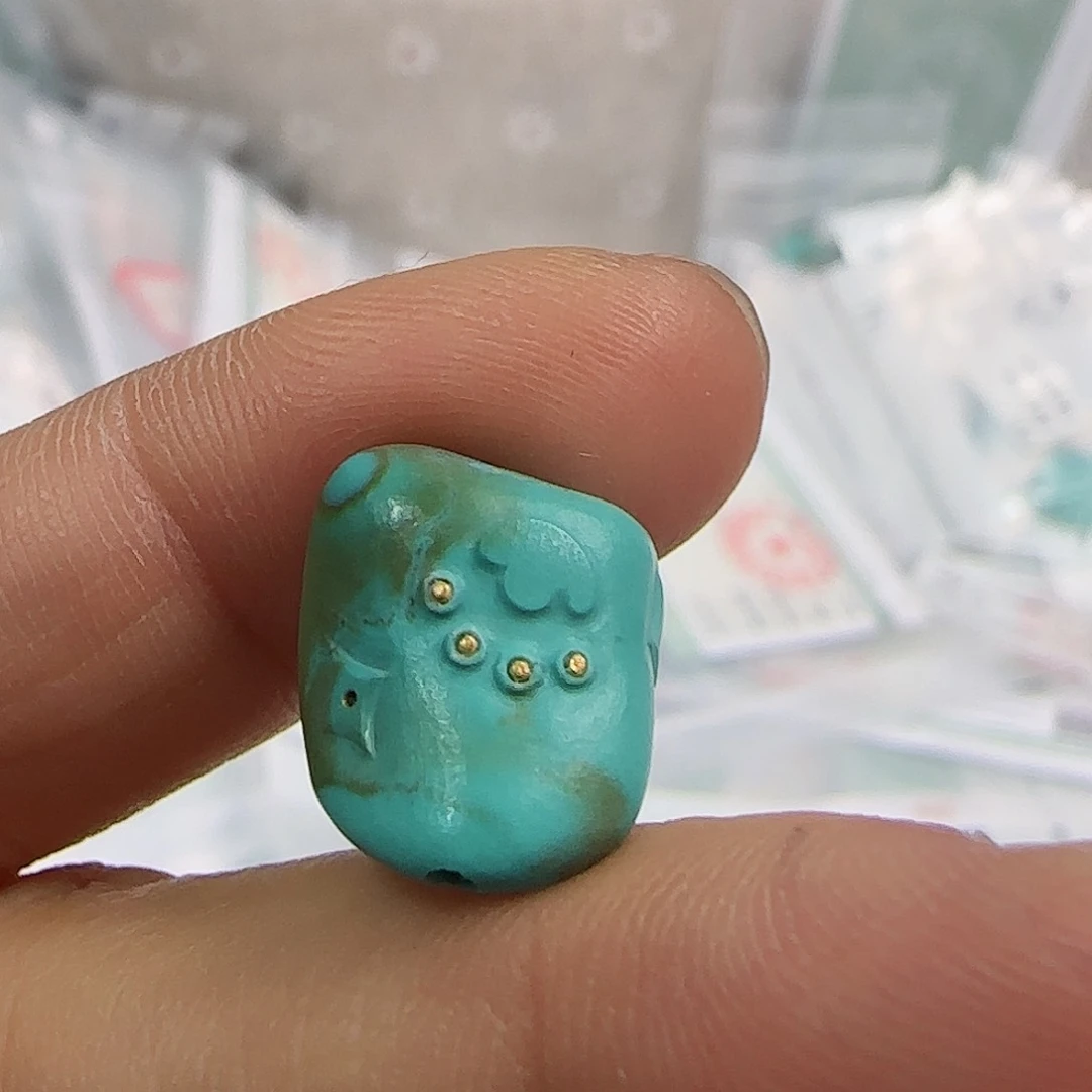 绿松石珠宝半成品未镶嵌