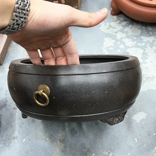 红陶紫砂花盆漂亮