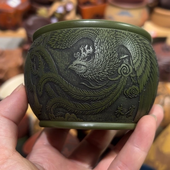 紫砂茶杯宜兴紫砂主人杯