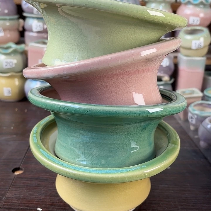 红陶量货/口高深浅搭配发6个