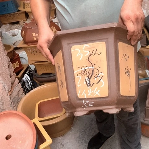 花盆紫砂手工艺品