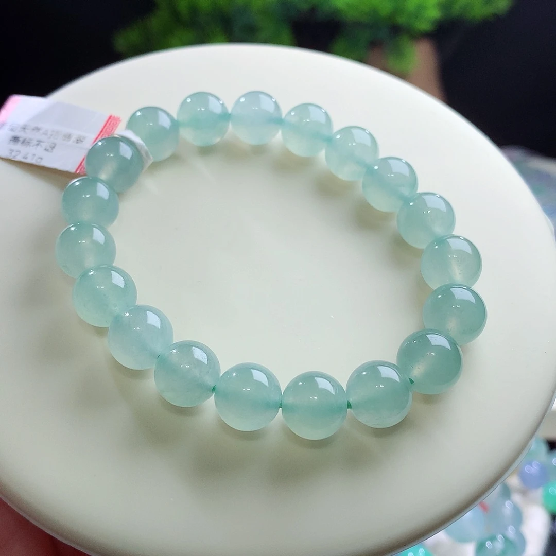 未镶嵌手串翡翠卡10mm