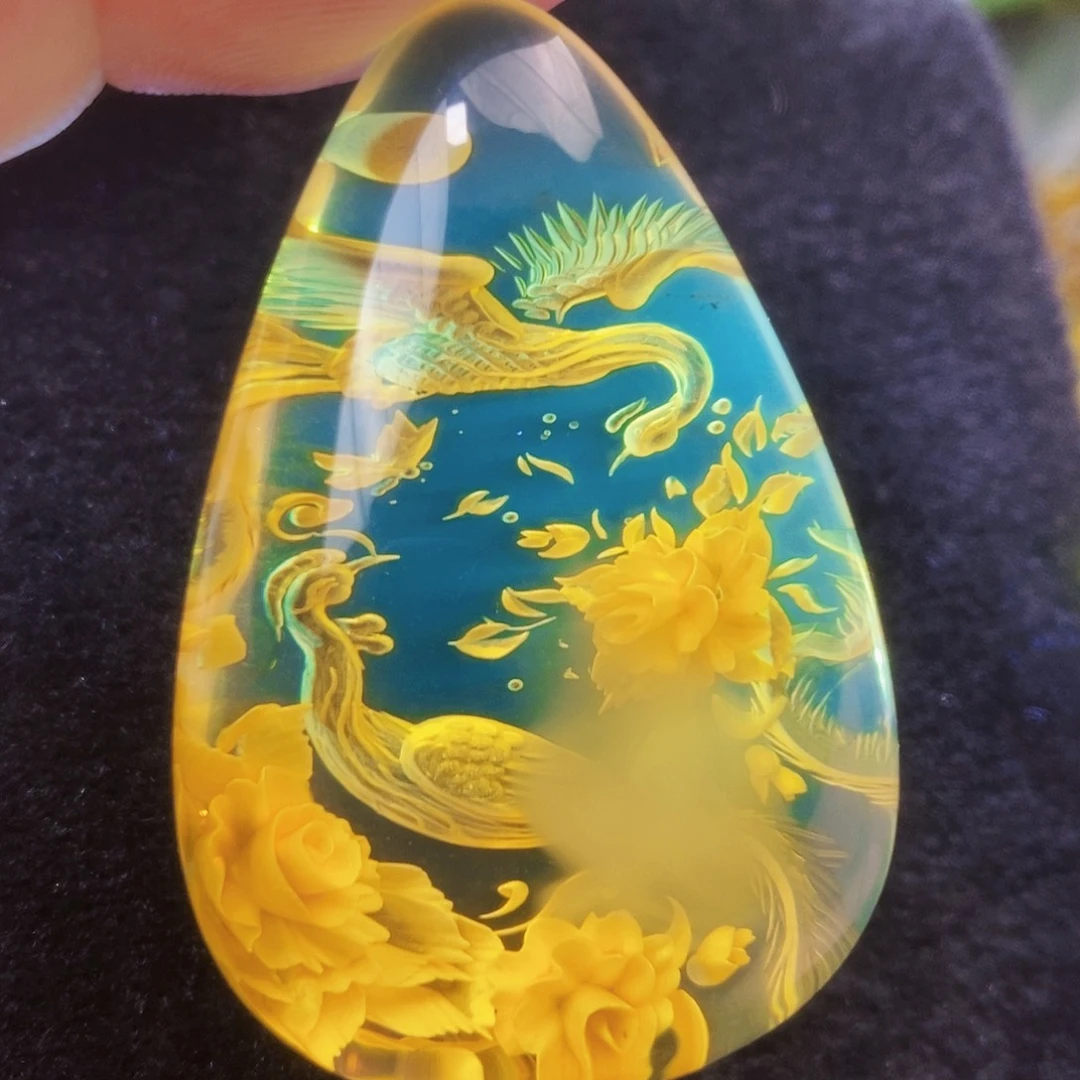【闪购商品】金珀吊坠(不含链)未镶嵌
