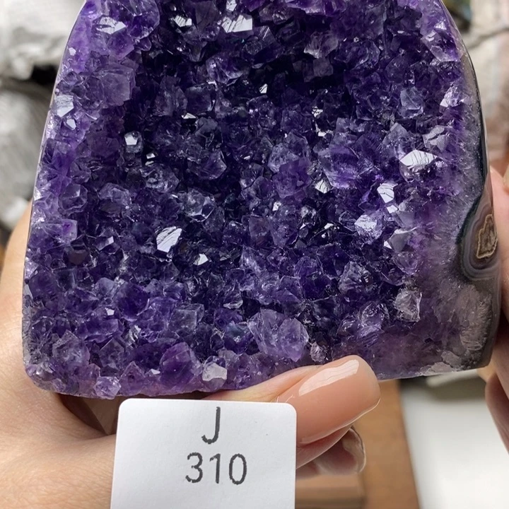 紫晶珠宝半成品未镶嵌