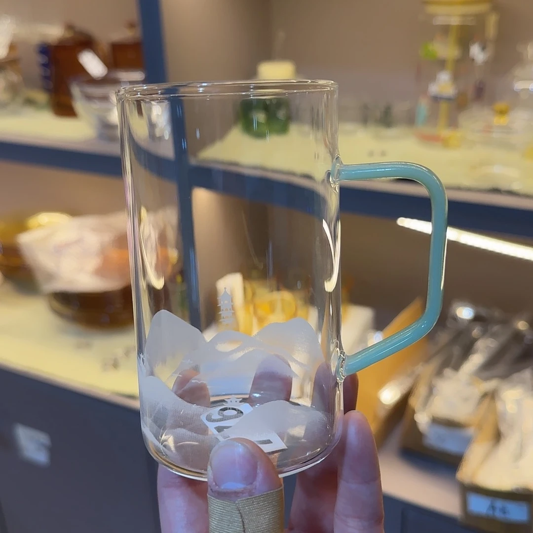 776号高硼硅玻璃绿茶杯发2只