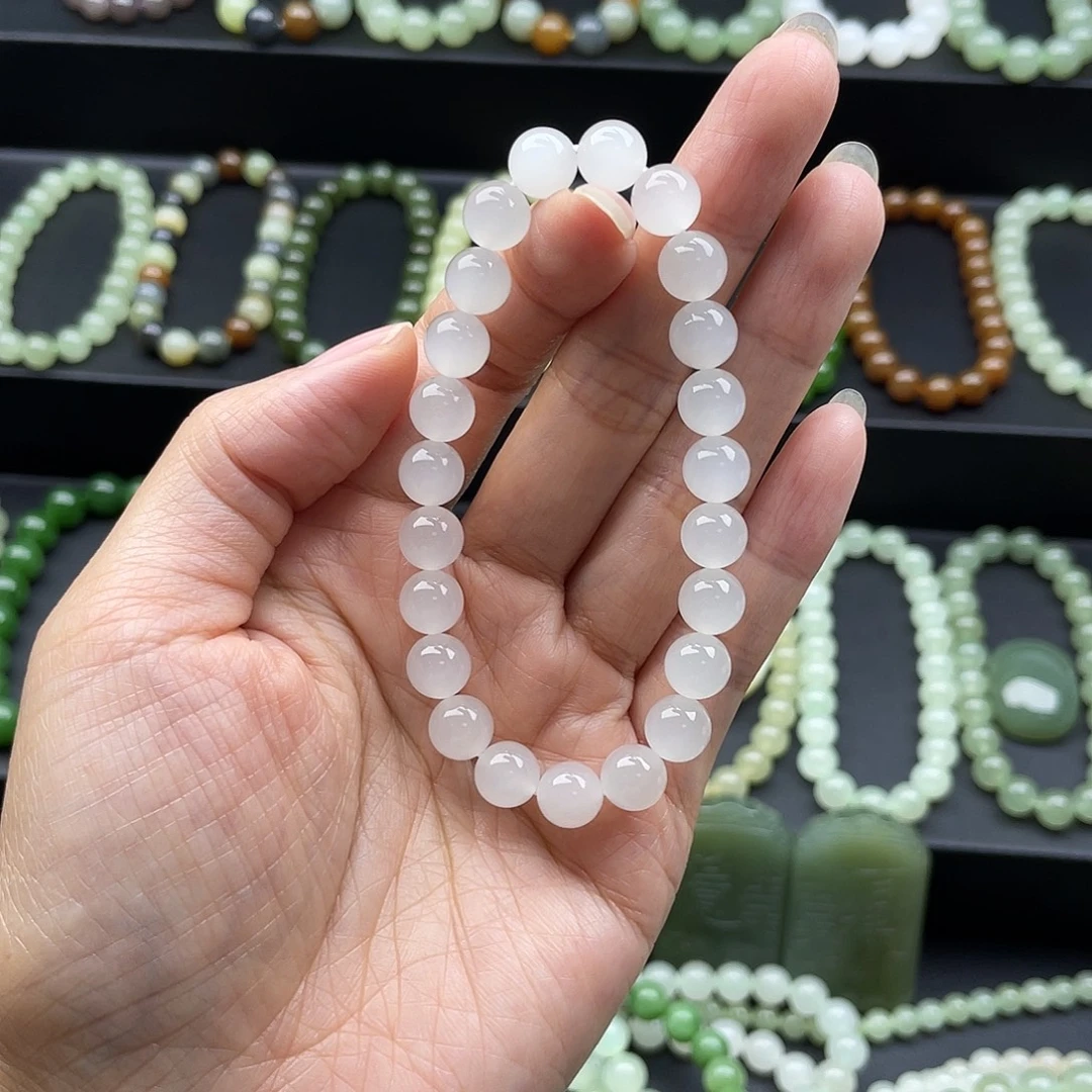 和田玉未镶嵌手链