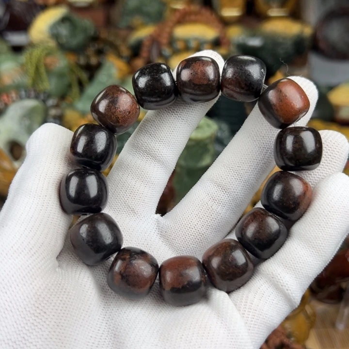 岫岩河磨玉（透闪石质玉）手串未镶嵌o****m