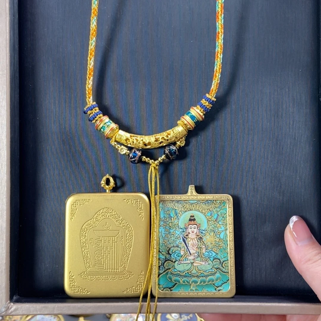 吊坠爱***期美丽的唐卡结缘