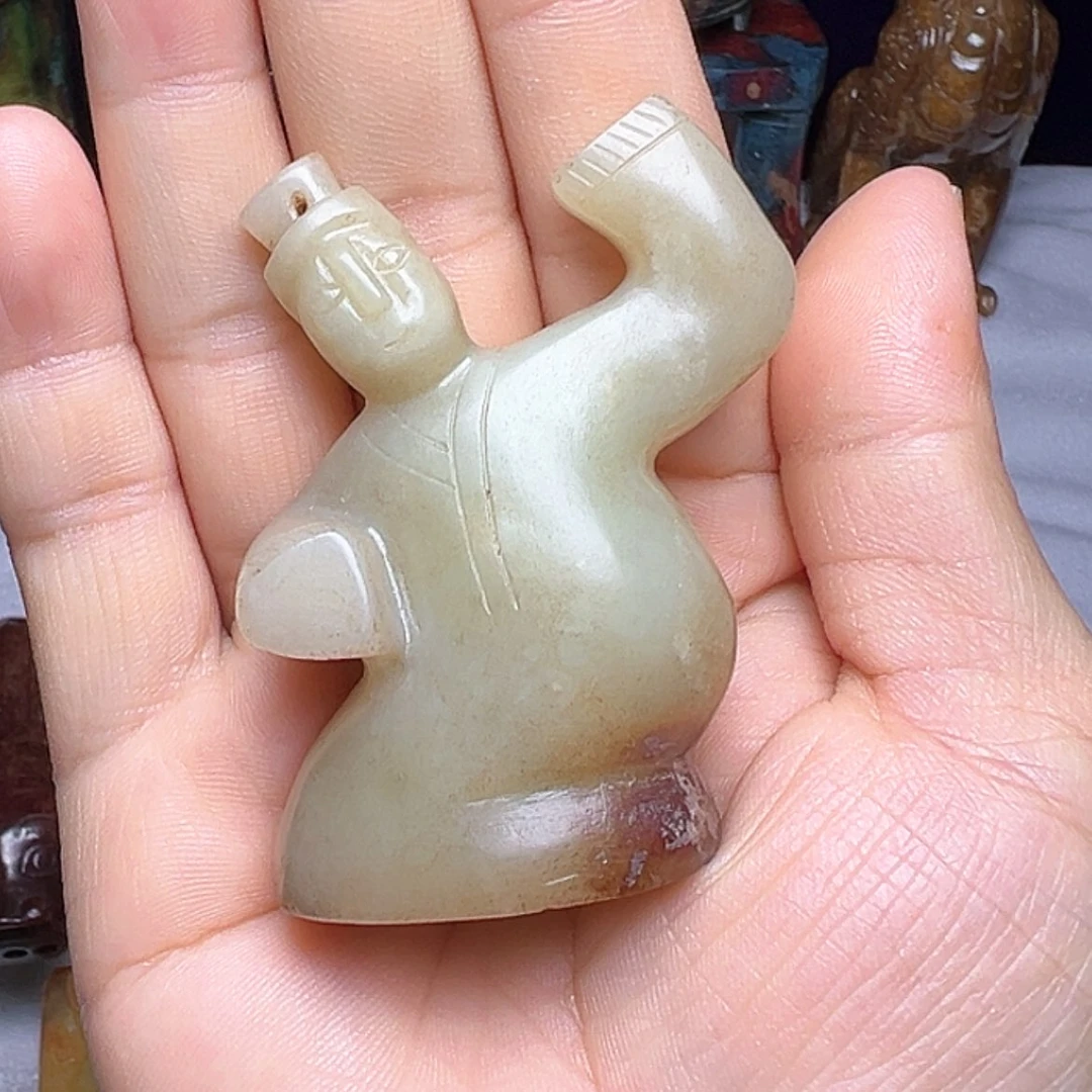 【闪购商品】和田玉挂件未镶嵌妙**演