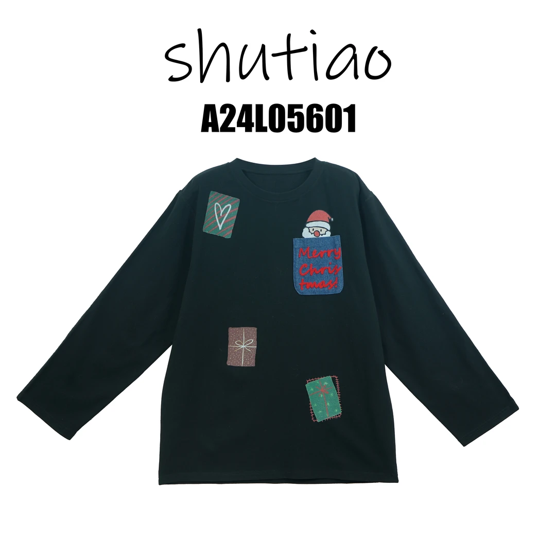 【SHUTIAO】2024秋冬：新款小众设计款T恤A24L05601