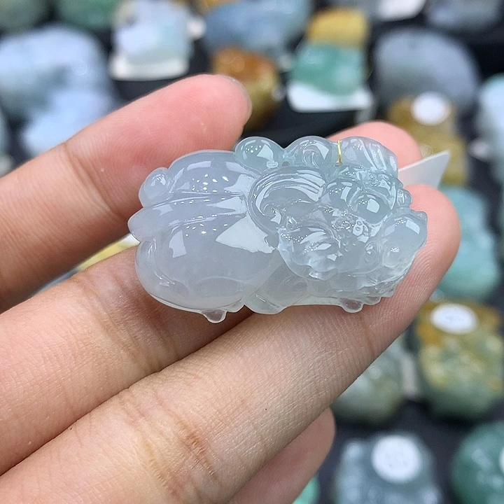 翡翠未镶嵌颈饰天然缅甸翡翠